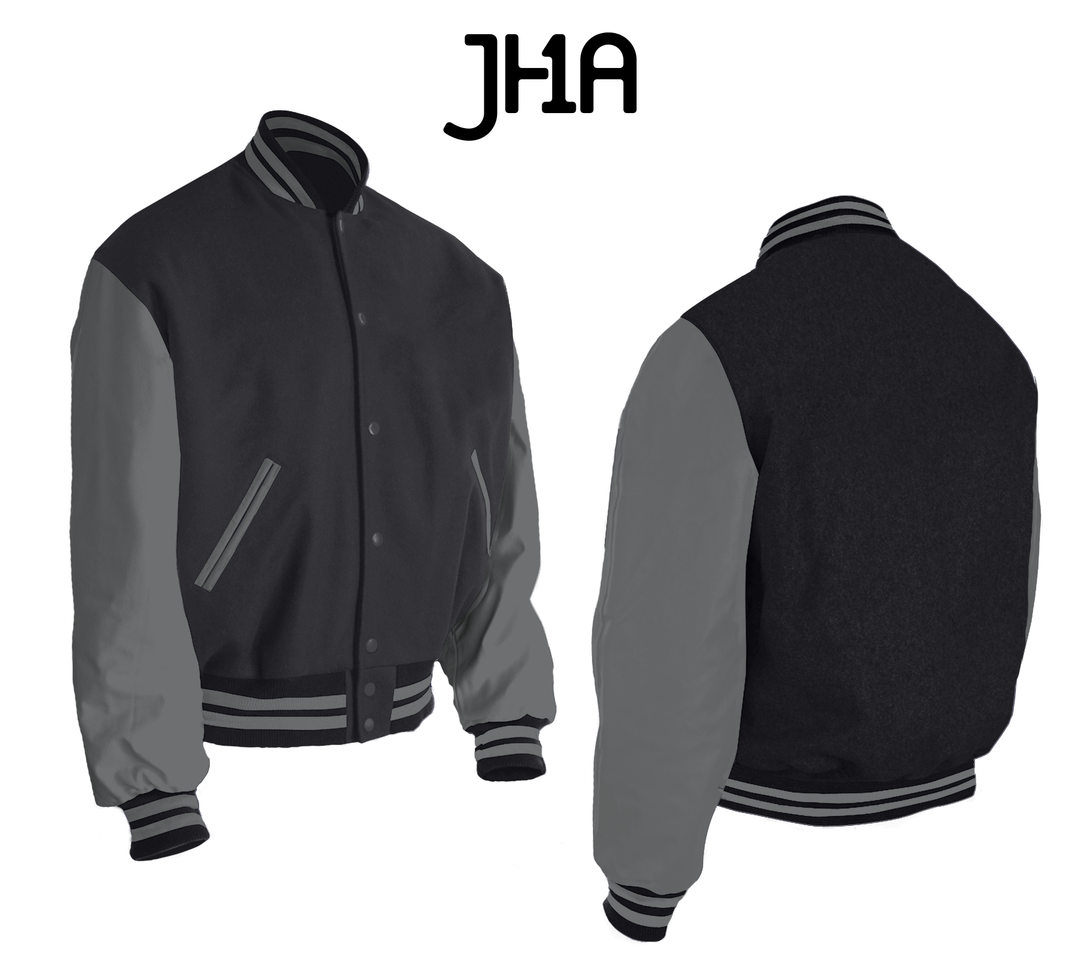 Varsity Jacket | Dark Grey