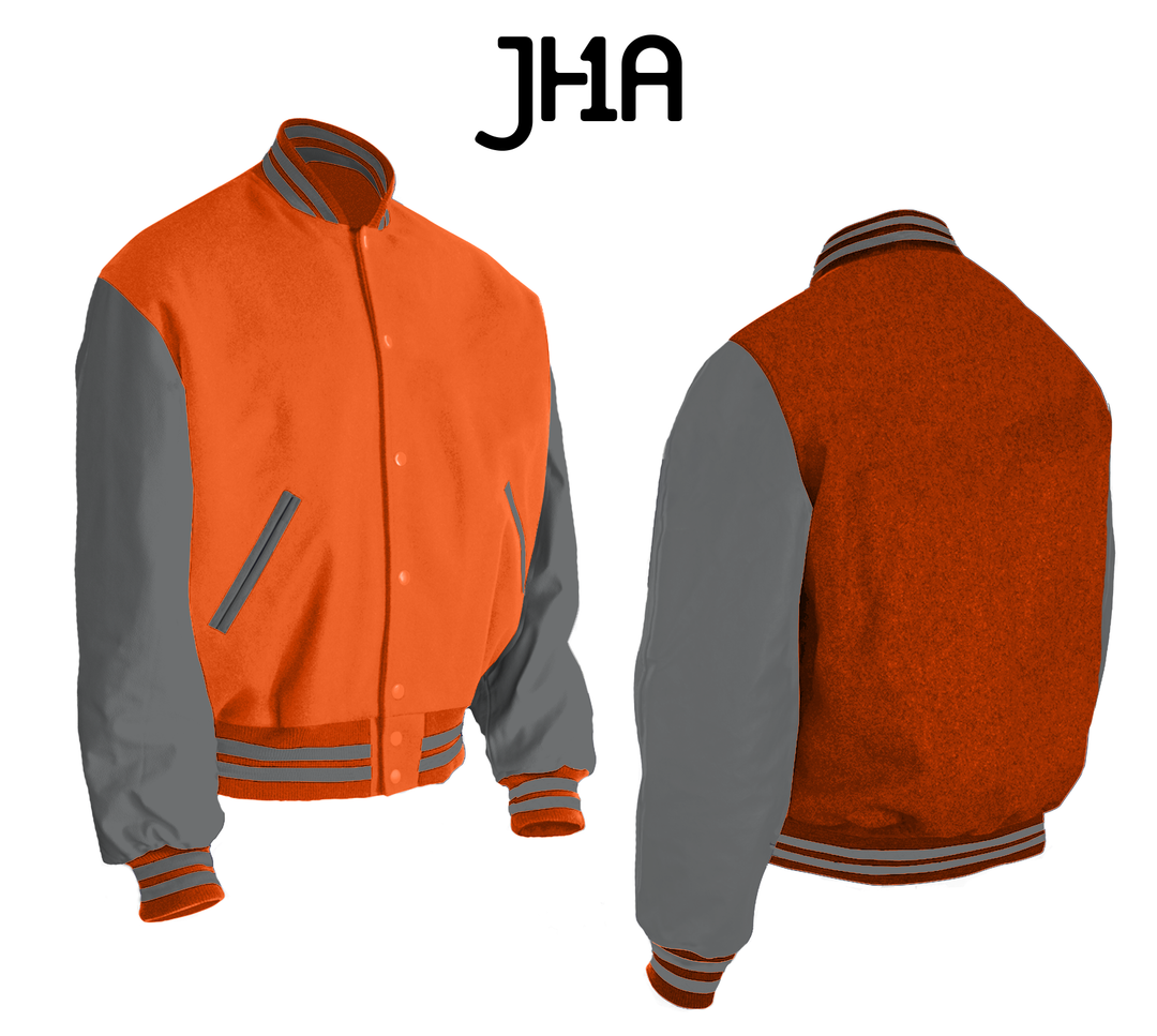 Varsity Jacket | Orange