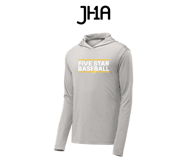 Sportek Moisture Wicking Long Sleeve w/ Hoodie | Five Star Baseball