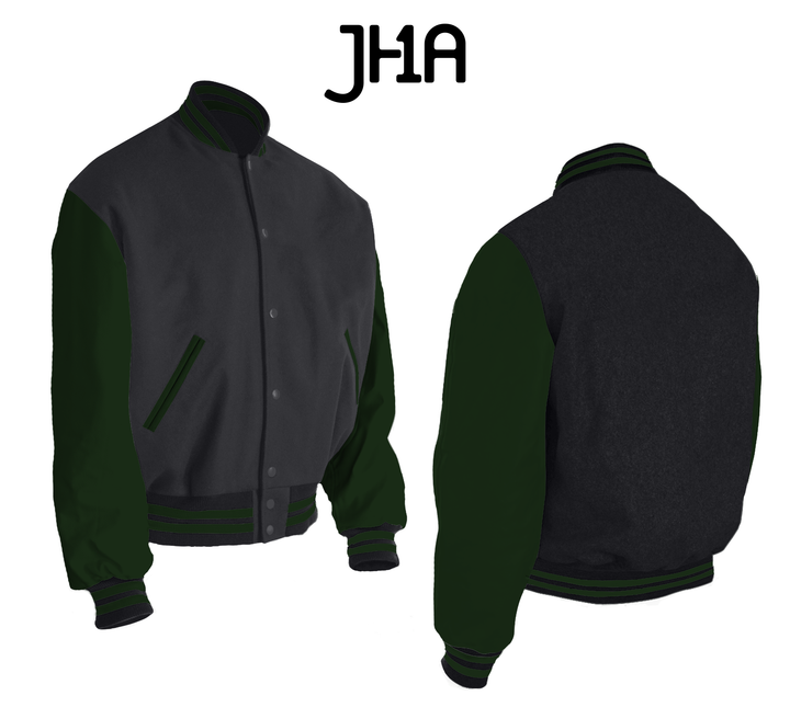 Varsity Jacket | Dark Grey