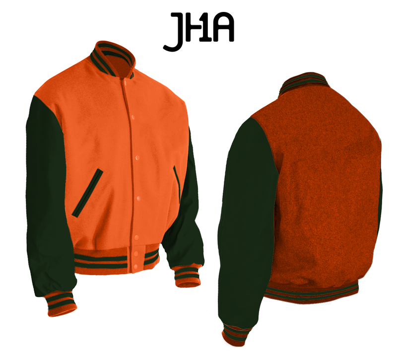 Varsity Jacket | Orange