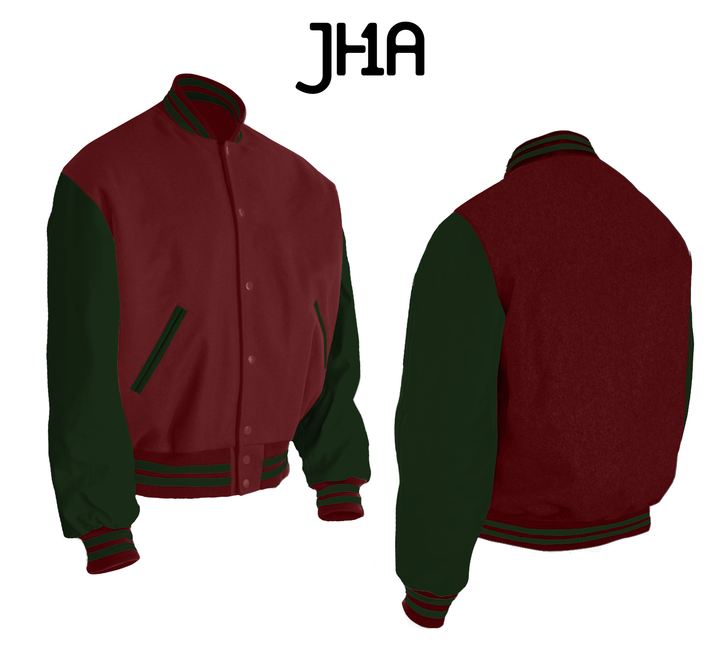 Varsity Jacket | Dark Cardinal