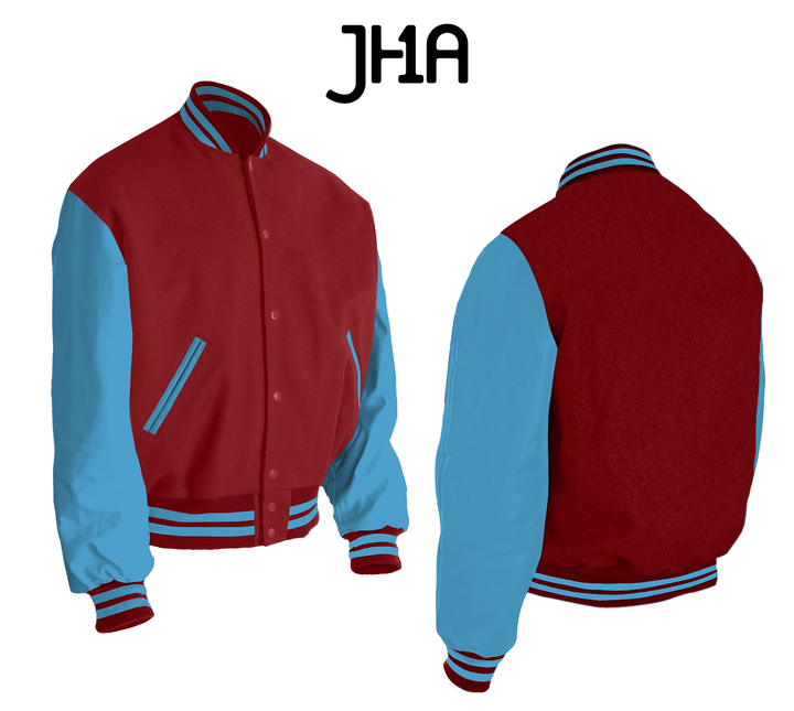 Varsity Jacket | Light Cardinal