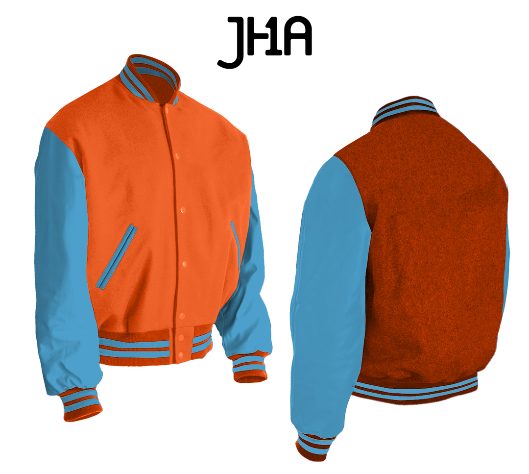 Varsity Jacket | Orange