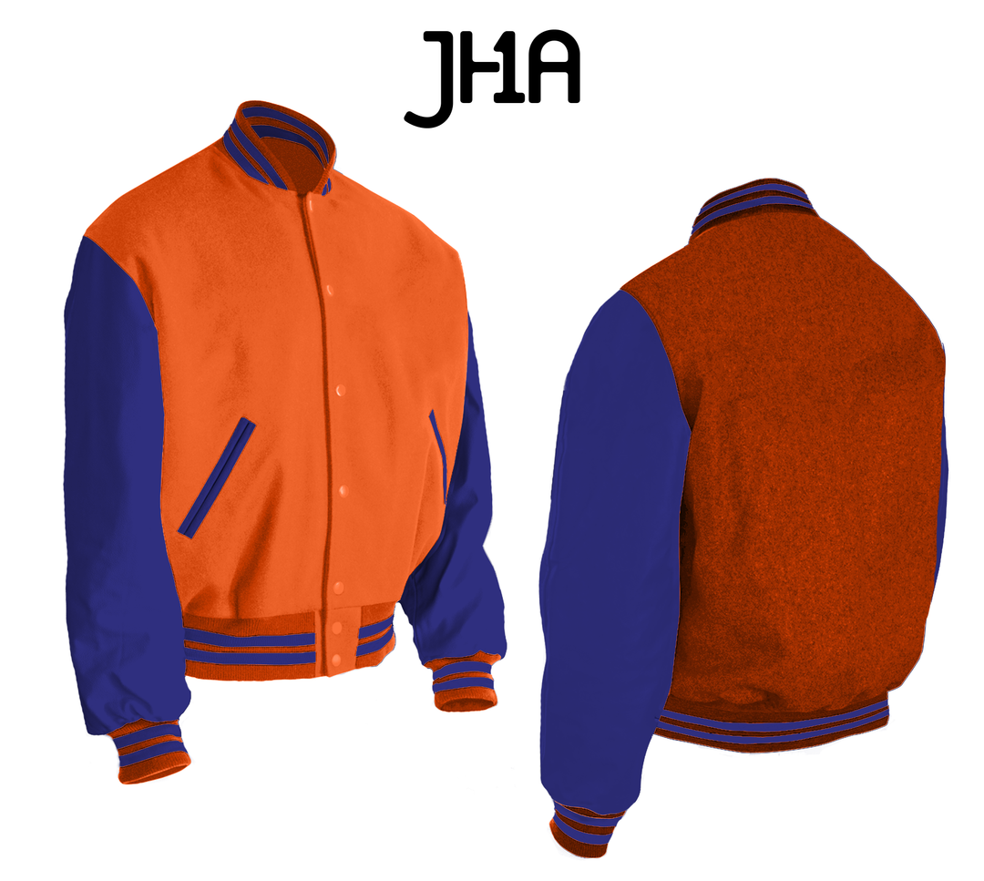 Varsity Jacket | Orange