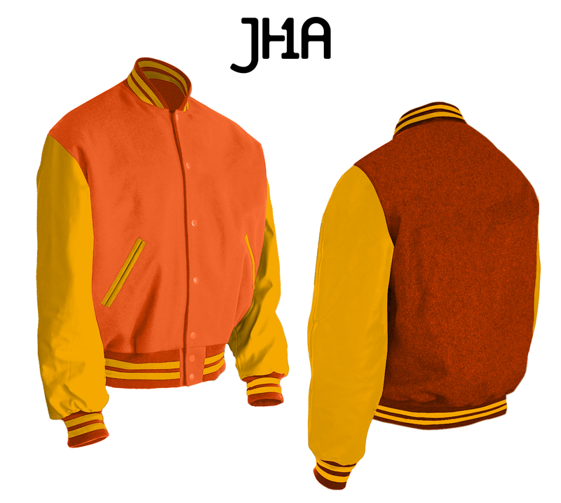 Varsity Jacket | Orange