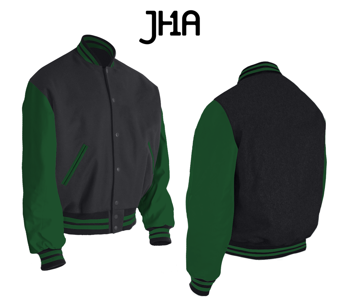 Varsity Jacket | Dark Grey