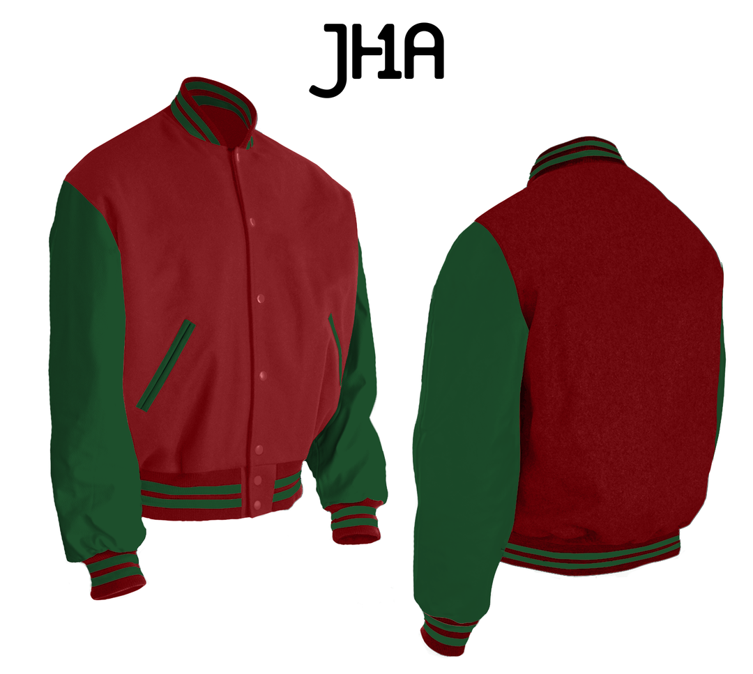 Varsity Jacket | Light Cardinal