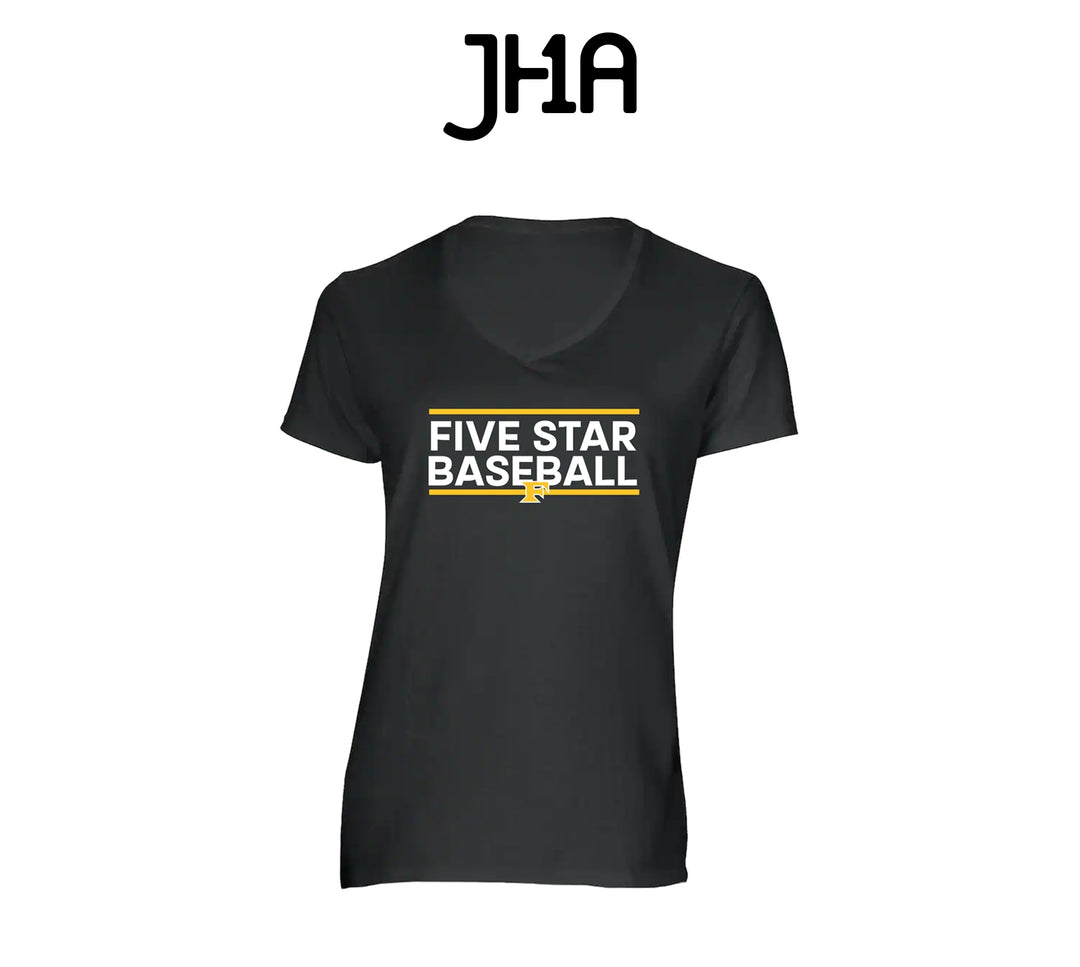 Ladies Bella Canvas V-Neck | Five Star Baseball
