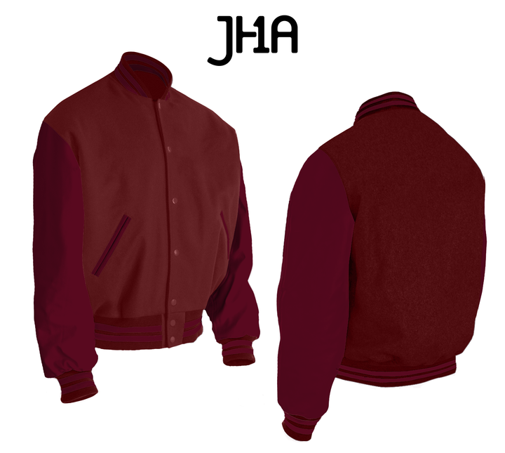 Varsity Jacket | Dark Cardinal