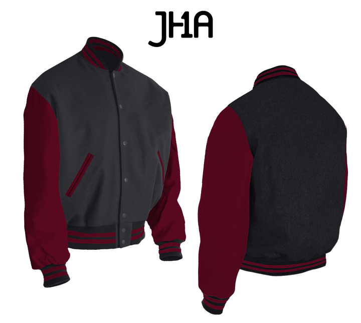 Varsity Jacket | Dark Grey