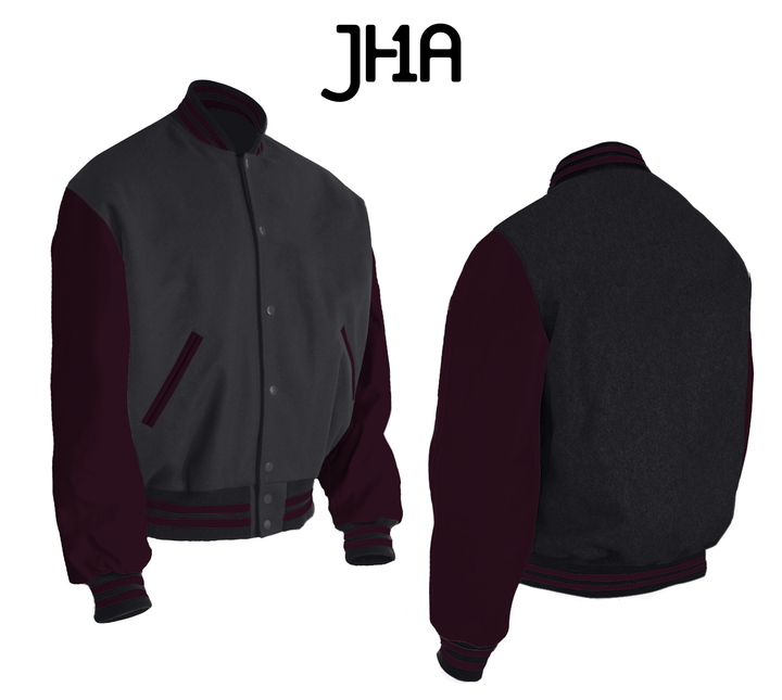 【Size：XL】everyone j.30000 varsity jacket Maroon_7360556b-e0fc-4e7a-a8ad