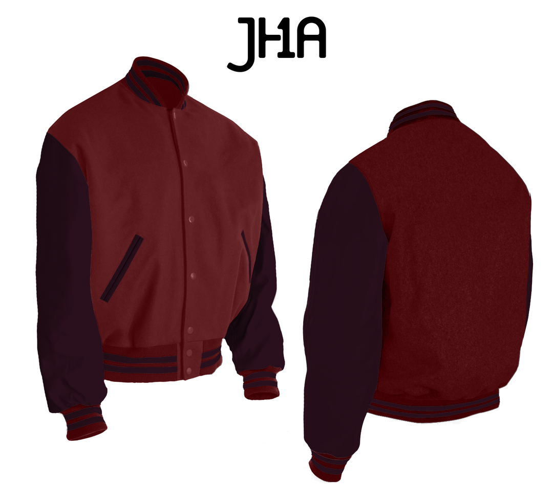 Varsity Jacket | Dark Cardinal