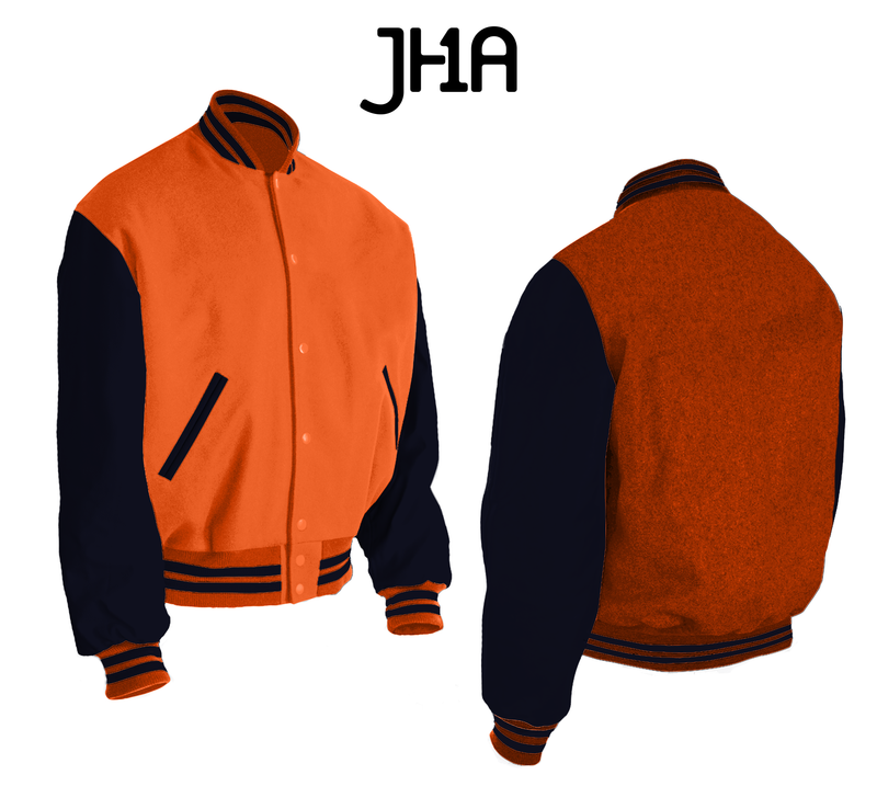 Varsity Jacket | Orange