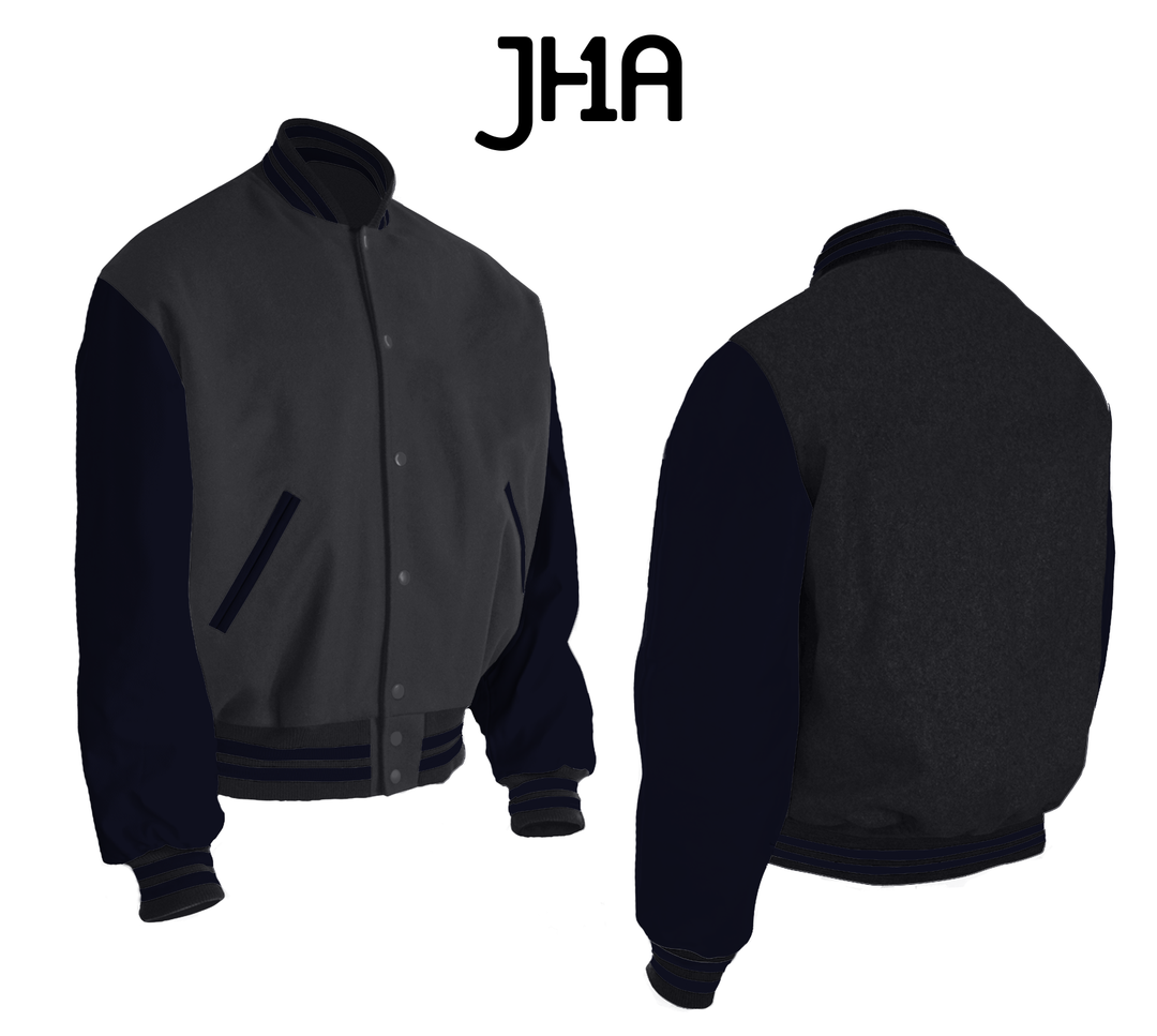 Varsity Jacket | Dark Grey