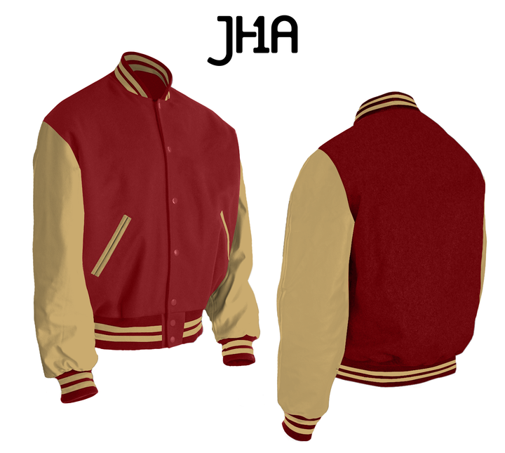 Varsity Jacket | Light Cardinal