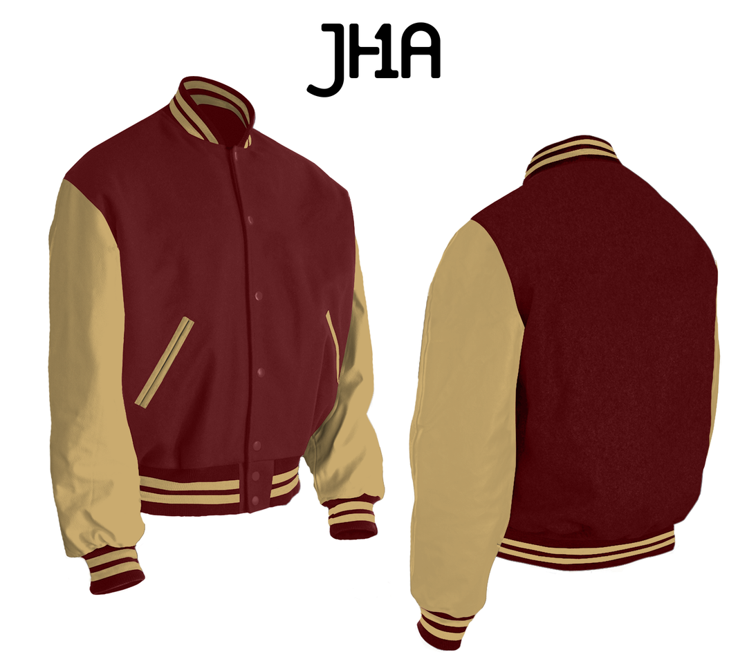 Varsity Jacket | Dark Cardinal