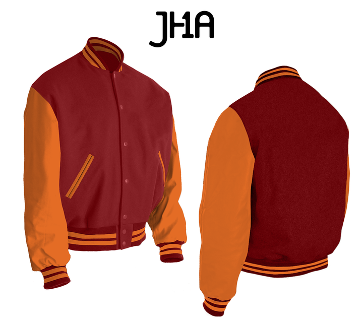 Varsity Jacket | Light Cardinal