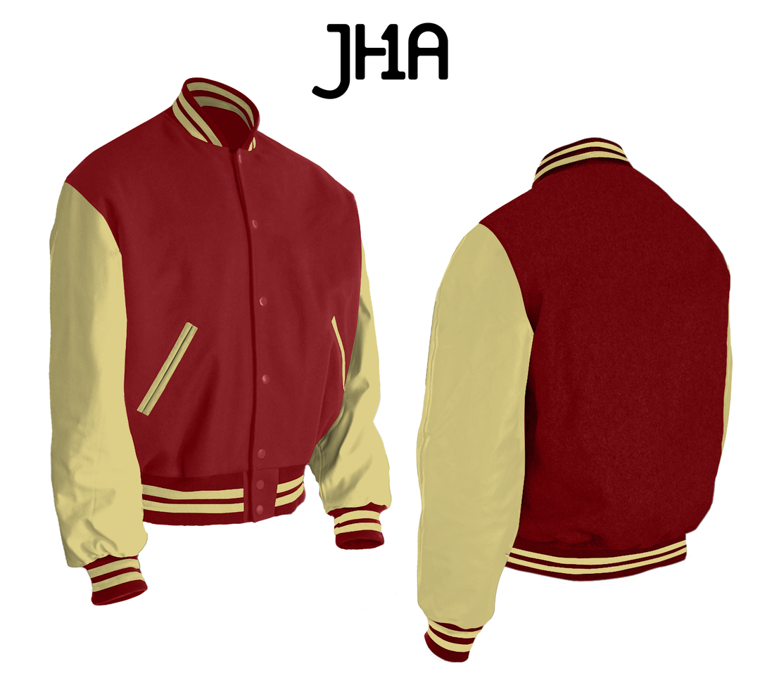 Varsity Jacket | Light Cardinal