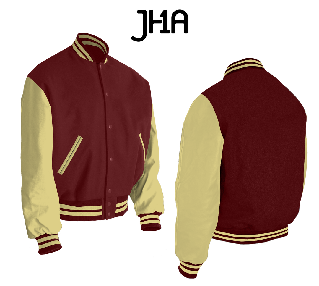 Varsity Jacket | Dark Cardinal