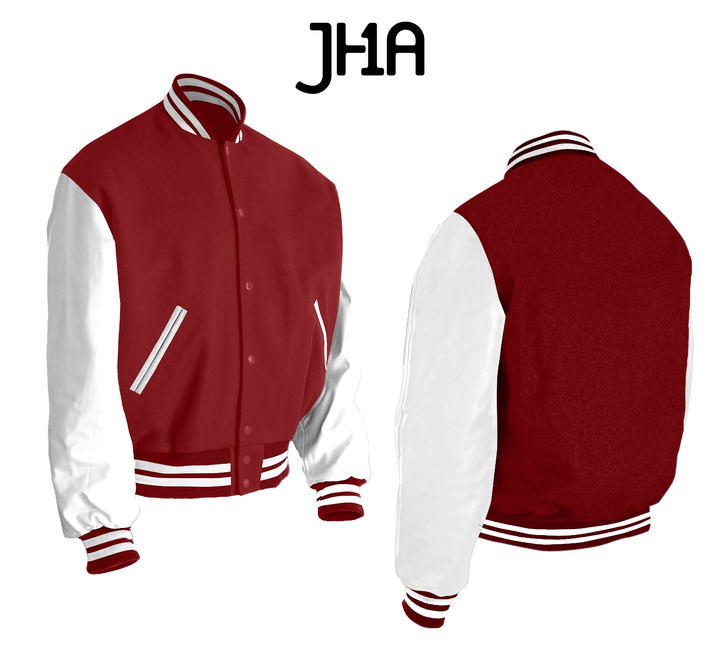 Varsity Jacket | Light Cardinal