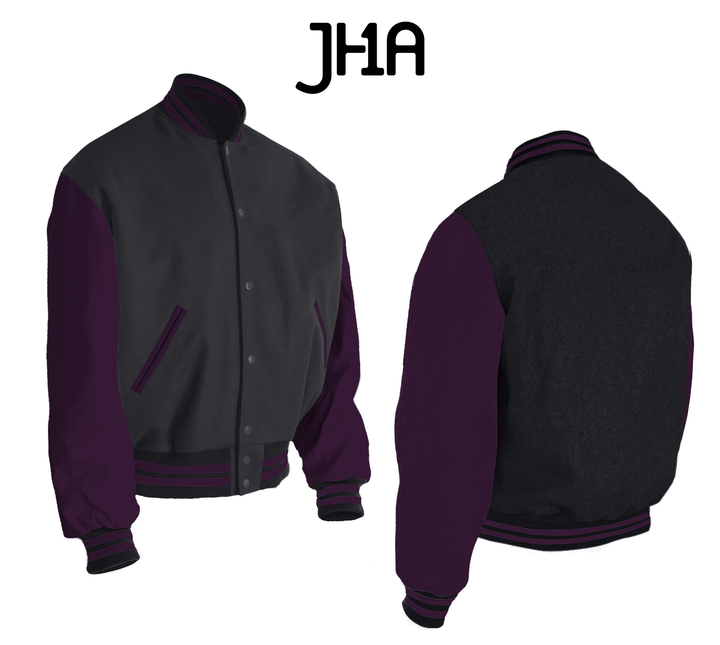Varsity Jacket | Dark Grey