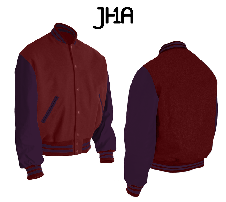 Varsity Jacket | Dark Cardinal