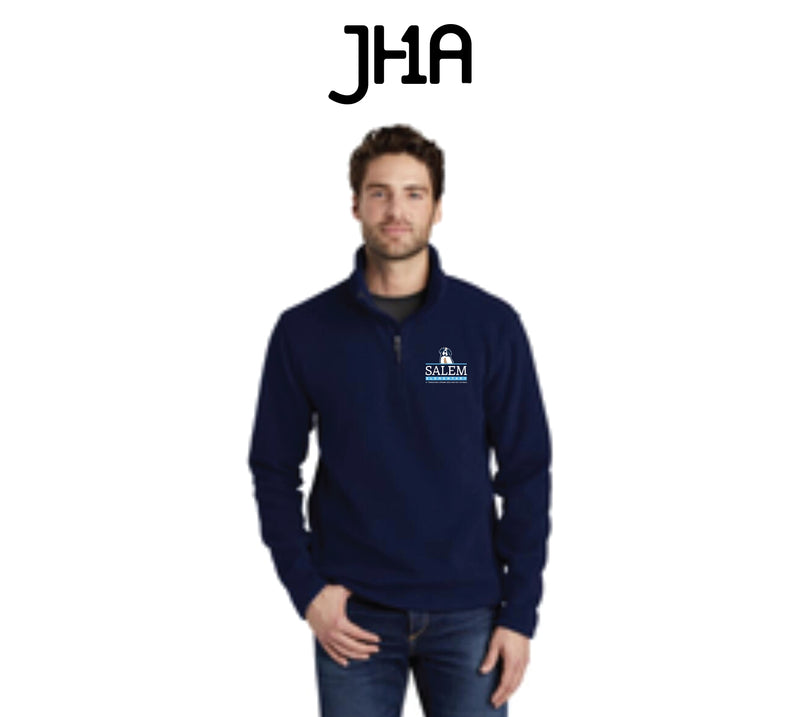 Navy Quarter Zip Pullover | Salem Elementary School