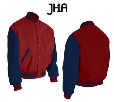 Varsity Jacket | Light Cardinal