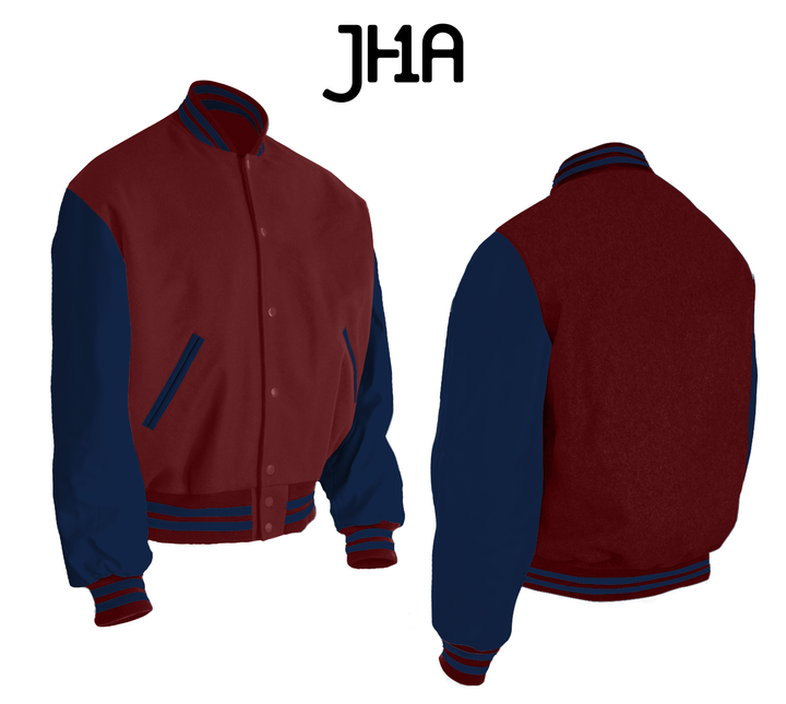 Varsity Jacket | Dark Cardinal