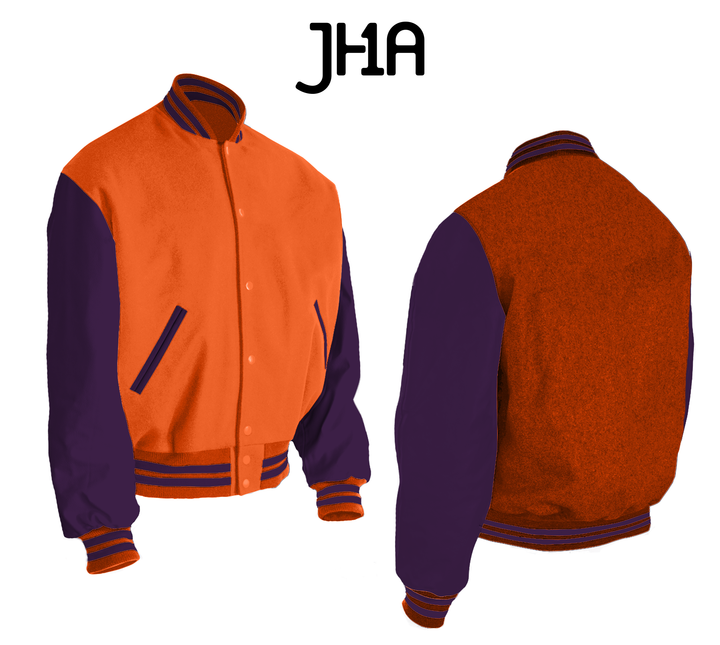 Varsity Jacket | Orange