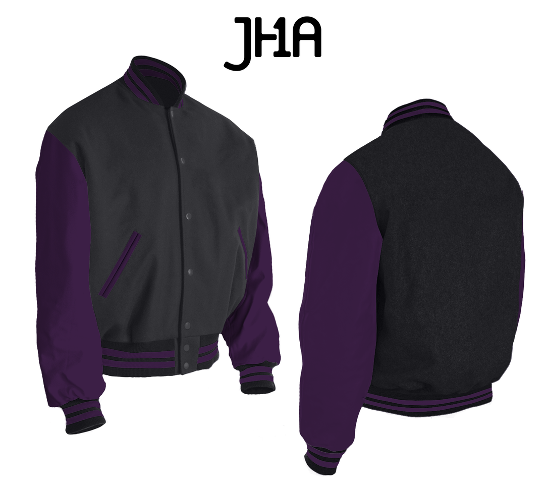Varsity Jacket | Dark Grey