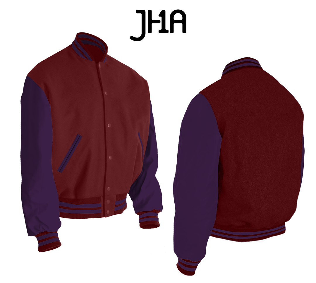 Varsity Jacket | Dark Cardinal