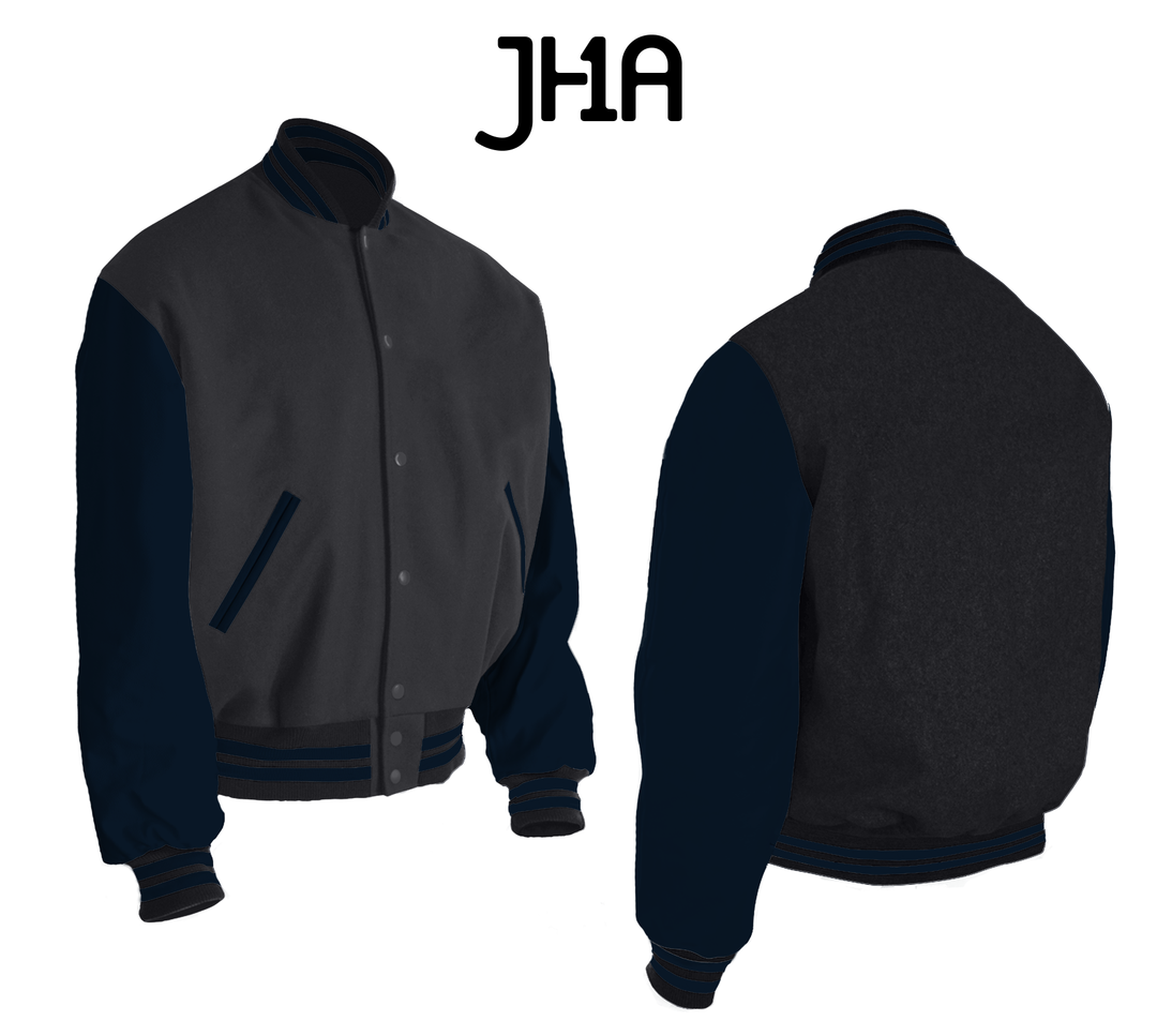 Varsity Jacket | Dark Grey