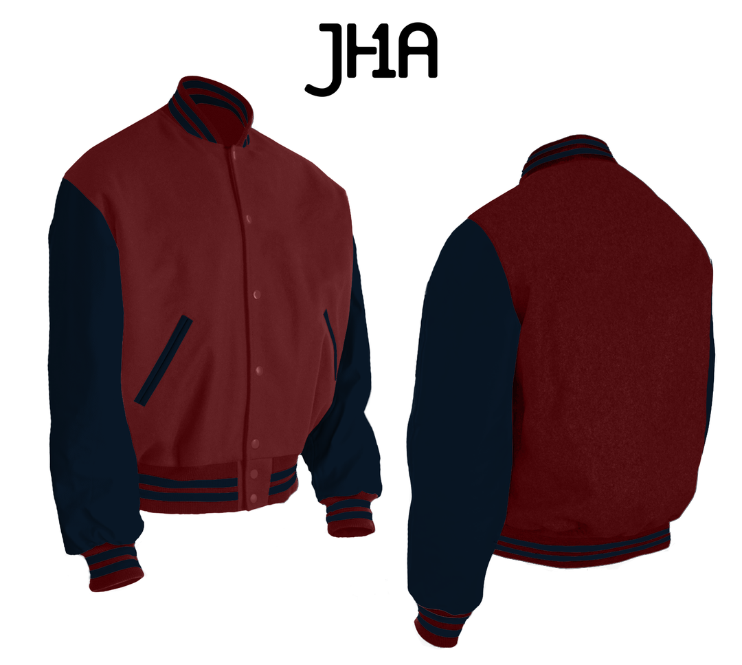 Varsity Jacket | Dark Cardinal