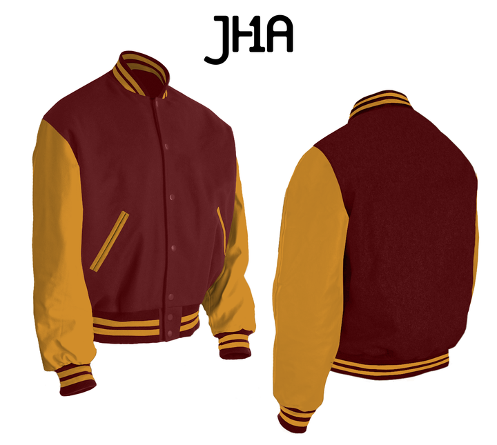 Varsity Jacket | Dark Cardinal
