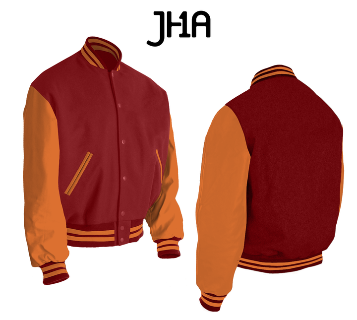 Varsity Jacket | Light Cardinal
