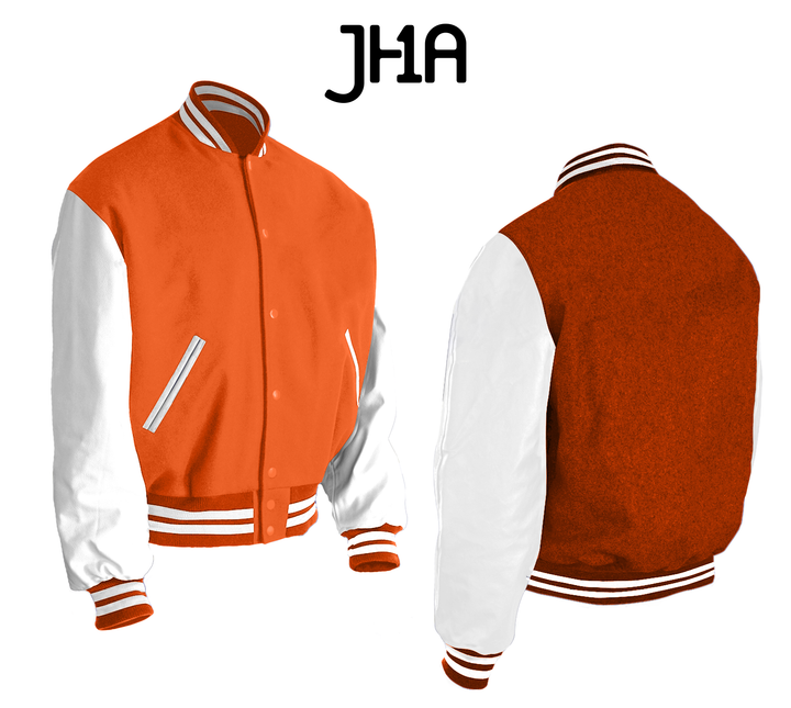 Varsity Jacket | Orange