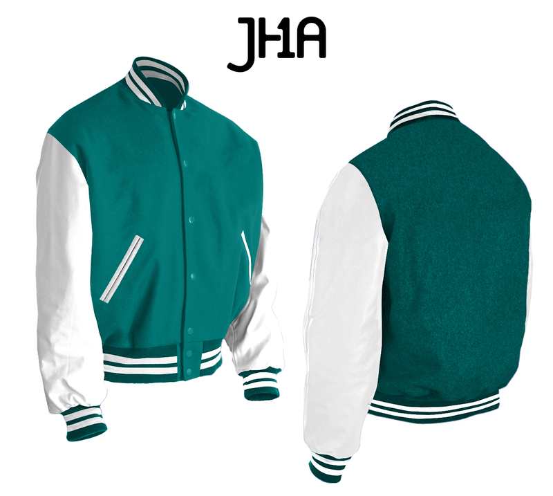 Teal 2025 varsity jacket